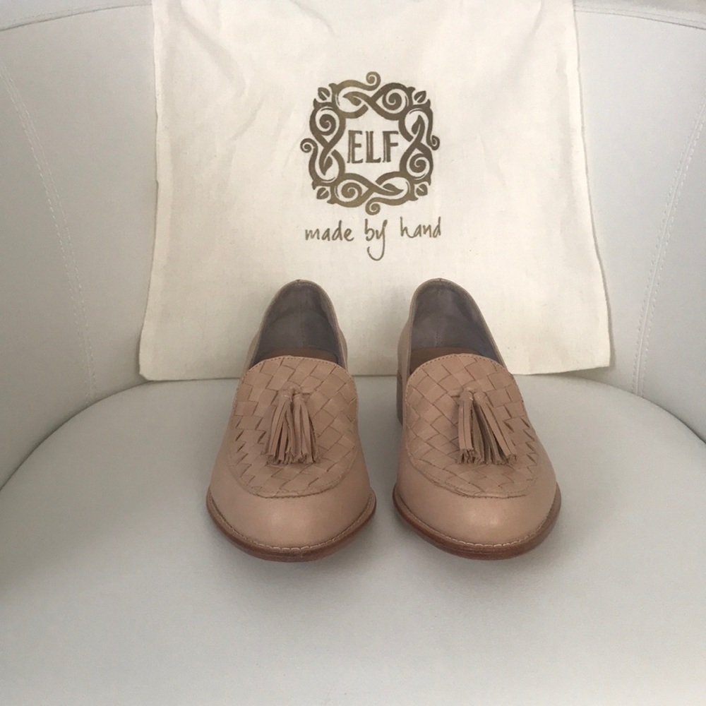 🐙 -HP- 🐙 ELF Nikita Woven Leather Loafers - Picture 4 of 9